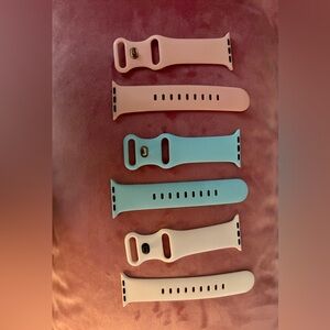 3 Sets of watch bands for Apple Watch. 38/40mm